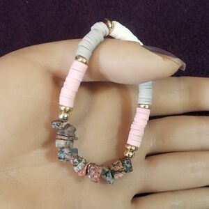 Women's bracelet, leopard Jasper gemstone bracelet,handmade bracelet